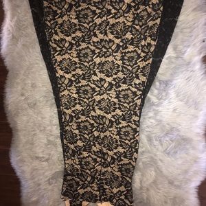 Dresses - Long black lace dress wore once Dresses - Long black lace dress wore once